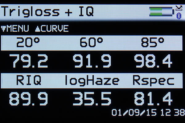 Rhopoint IQ-S and IQ-S Flex 20 Gloss, haze and orange peel measurement for graphic film